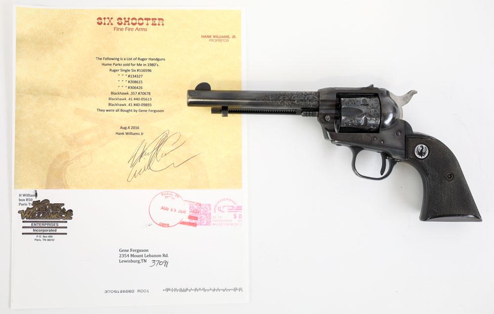 Hank Williams Jr. Ruger Single Six .22 LR Revolver