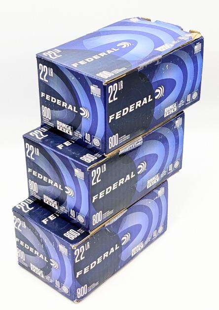 2100 Rnds of Federal .22 LR 40 Gr SP