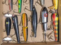 (11) Various Style Antique Musky Fishing Lures