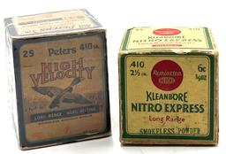 (2) Remington & Peters 410ga Shotgun Ammo