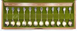 Sterling Silver English Flower Spoon Collection