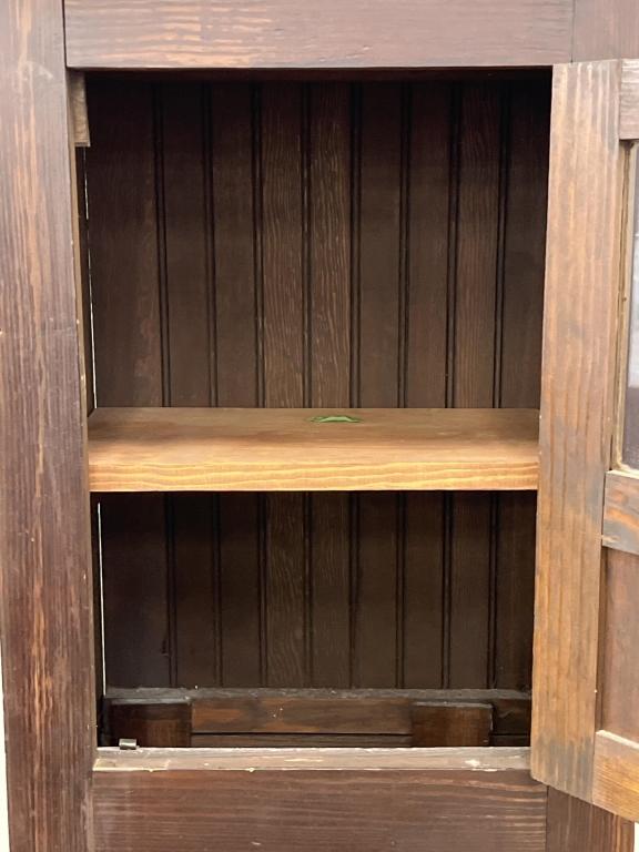 Mission Style Hardwood Chimney Cupboard