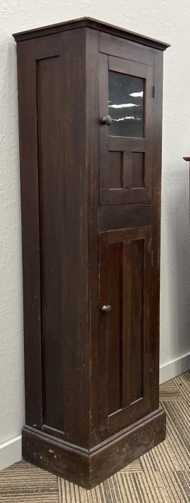 Mission Style Hardwood Chimney Cupboard