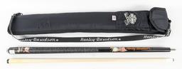 NIB 1999 McDermott Harley-Davidson Pool Cue & Case