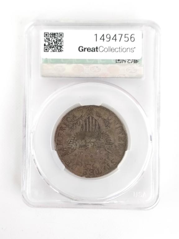 1803 U.S. Draped Bust Half Dollar CAC XF 40