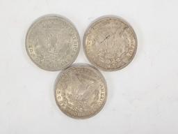 (3) 1921 U.S. Morgan Silver Dollars