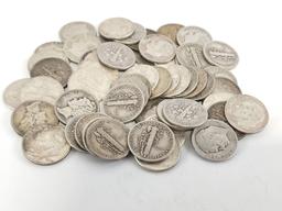 $5.20 Face Value 90% Silver U.S. Dimes
