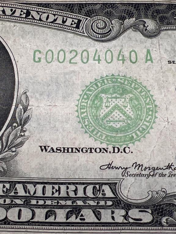 1934 A $1000 U.S. Federal Reserve Note