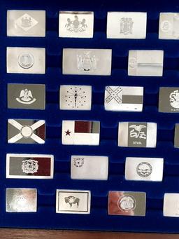 FM Flags Of The States Sterling Silver Ingot Set
