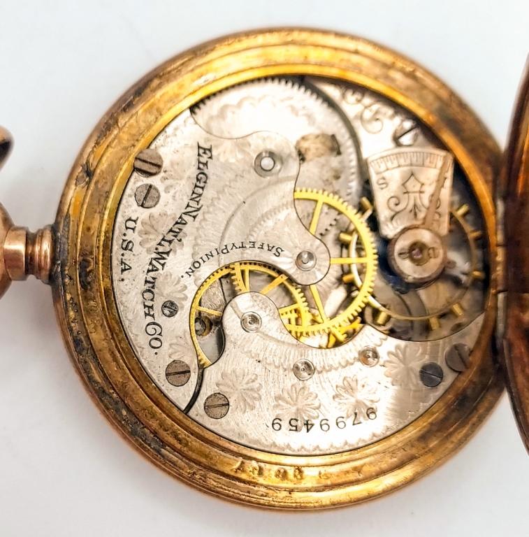 Elgin Grade 206 Hunting Case Pocket Watch