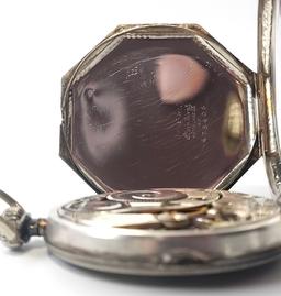 14K Gold Elgin Grade 345 Open Face Pocket Watch