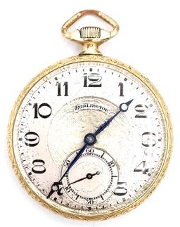 Illinois "Burlington" 275 Open Face Pocket Watch