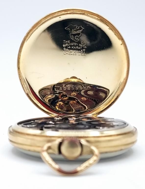 Illinois "Burlington" 275 Open Face Pocket Watch