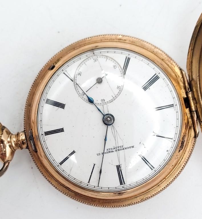 Rockford Model 3 Hunting Case Pocket Watch