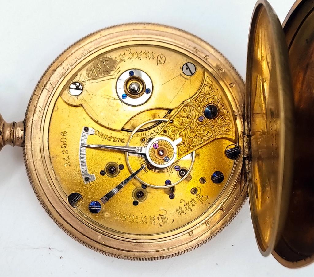 Rockford Model 3 Hunting Case Pocket Watch
