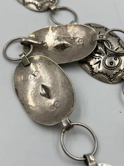 Sterling Silver Concho Belt