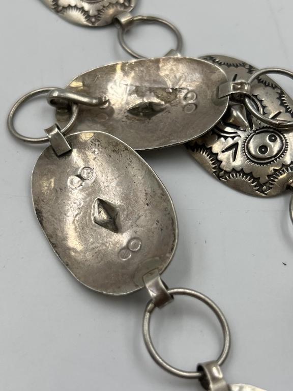 Sterling Silver Concho Belt