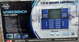 Chery 7' 18 Drawer Workbench