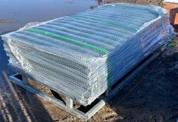 HYGE 40"x79" Galvanized Fence Mesh Sheets
