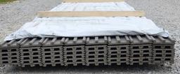 Tropics TG2 Slotted Composite Decking, 5/4" x 6" x 16', HANA BROWN