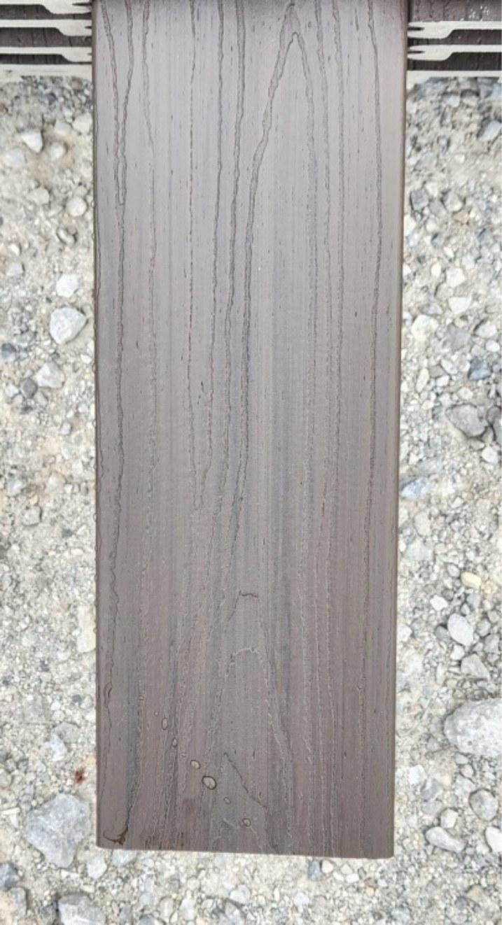 Tropics TG2 Slotted Composite Decking, 5/4" x 6" x 16', HANA BROWN