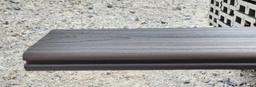 Tropics TG2 Slotted Composite Decking, 5/4" x 6" x 16', HANA BROWN
