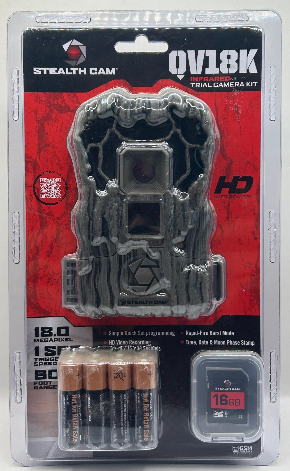 StealthCam QV18K Infrared Trail Camera Kit