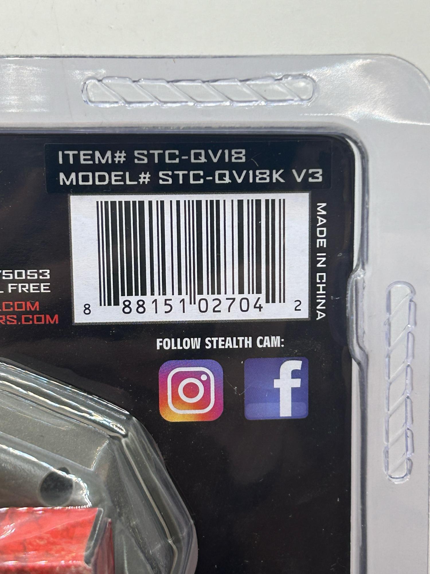 StealthCam QV18K Infrared Trail Camera Kit