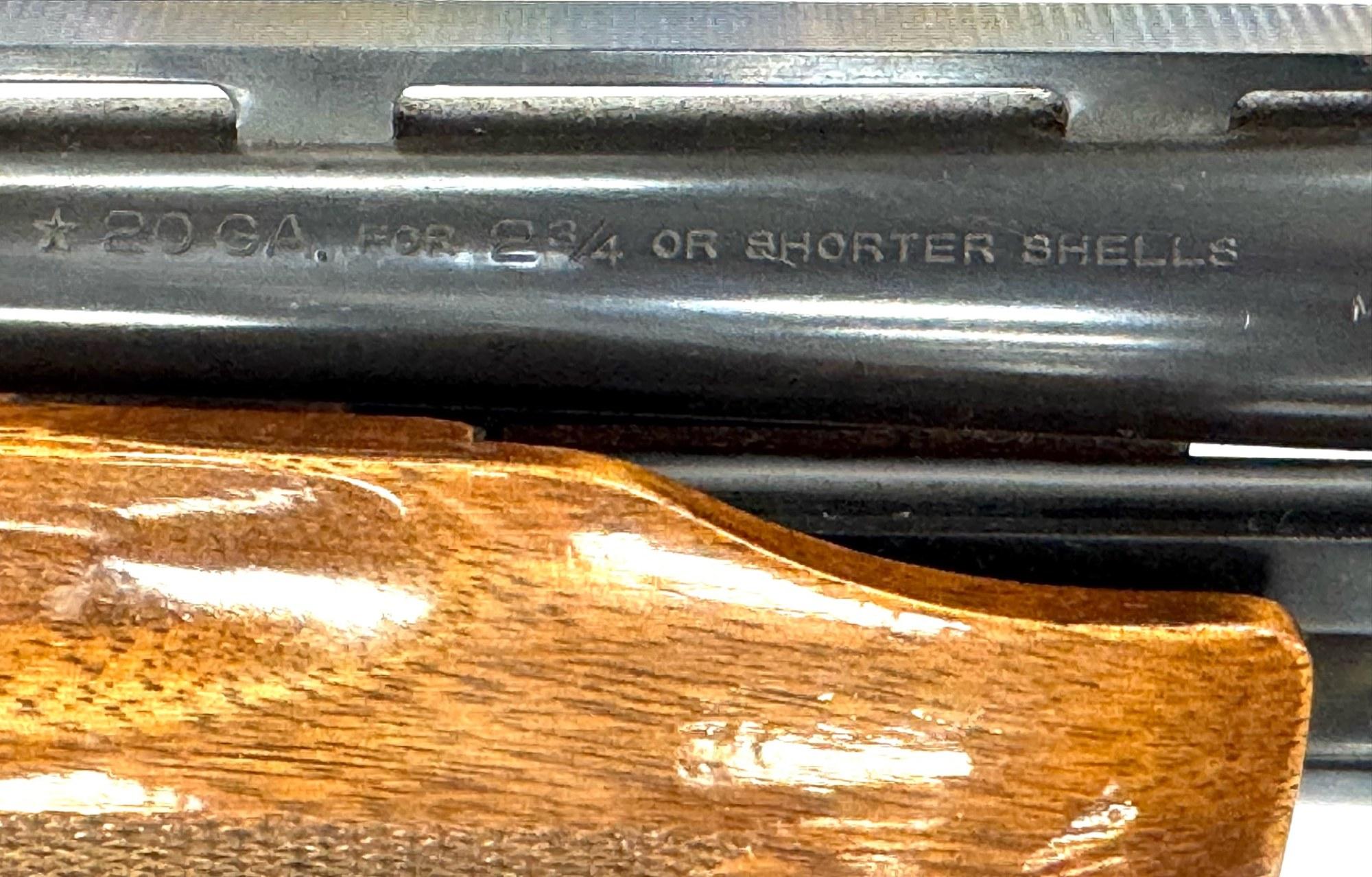 Remington Model 870 Wingmaster .20 Ga Pump Shotgun
