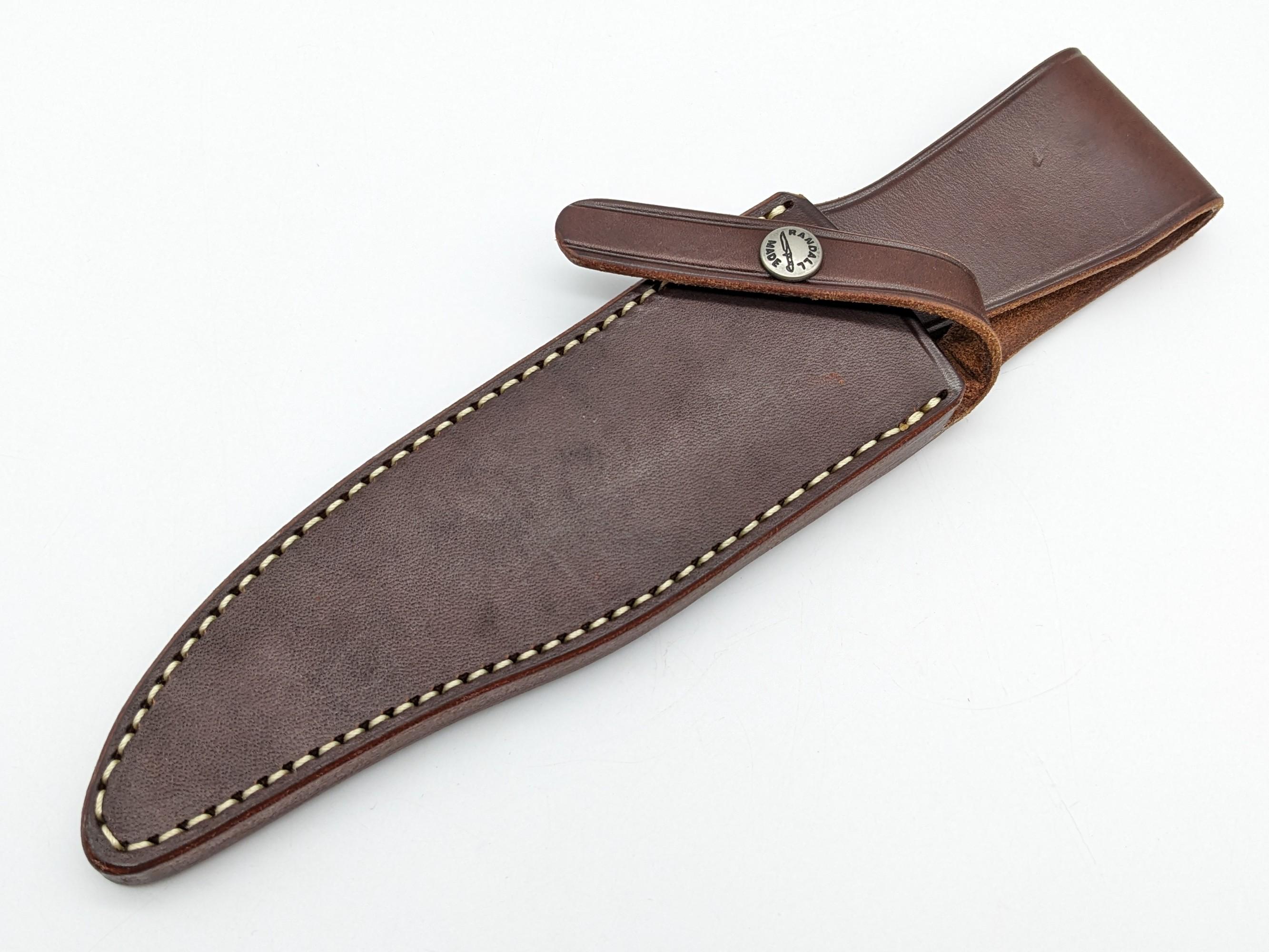 Randall Nordic Knives Special Stag Handle Bowie Knife w/ Sheath