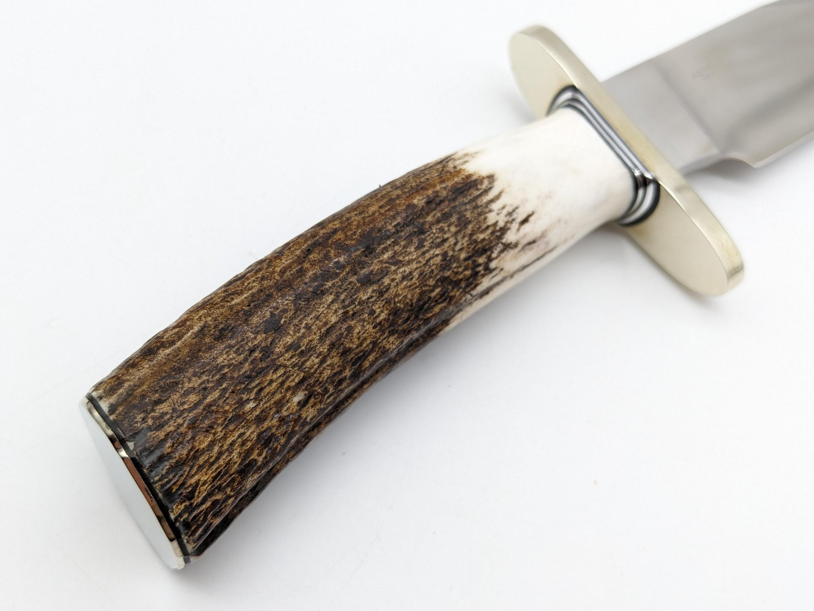 Randall Nordic Knives Special Stag Handle Bowie Knife w/ Sheath