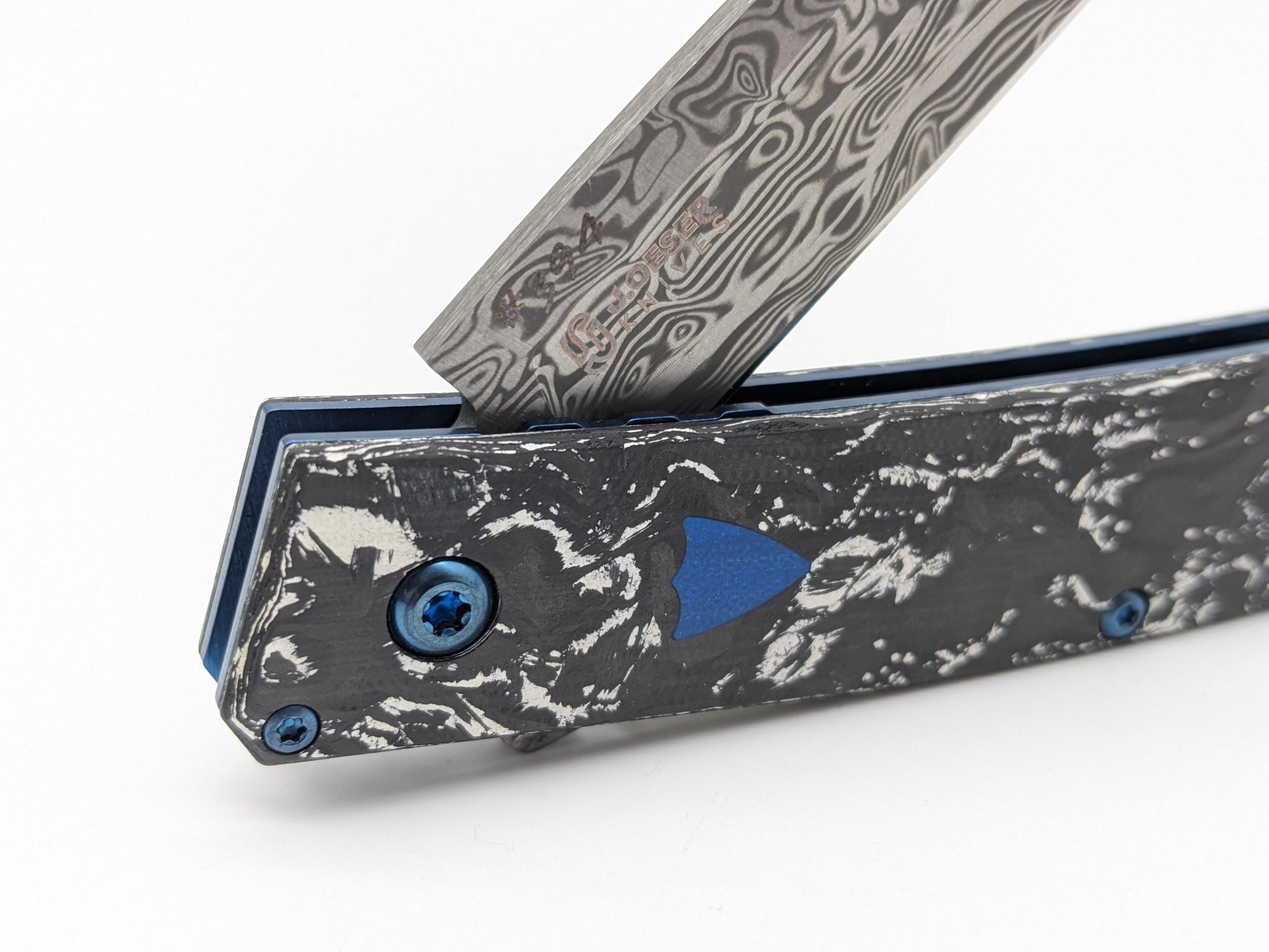 NIB Benchmade Gold Class Damasteel Tengu Flipper w/ Box