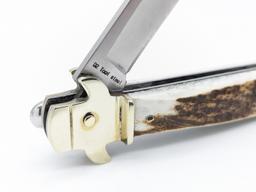 AKC Bill DeShivs Leverletto Stiletto Style Lever Lock Switchblade Knife