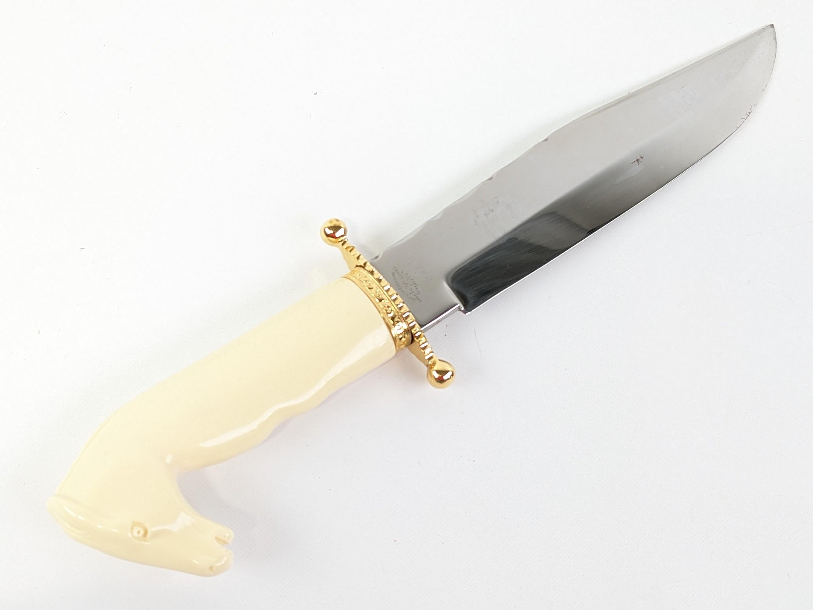 H.G. Long American Historical Foundation Theodore Roosevelt Bowie Knife w/ Case