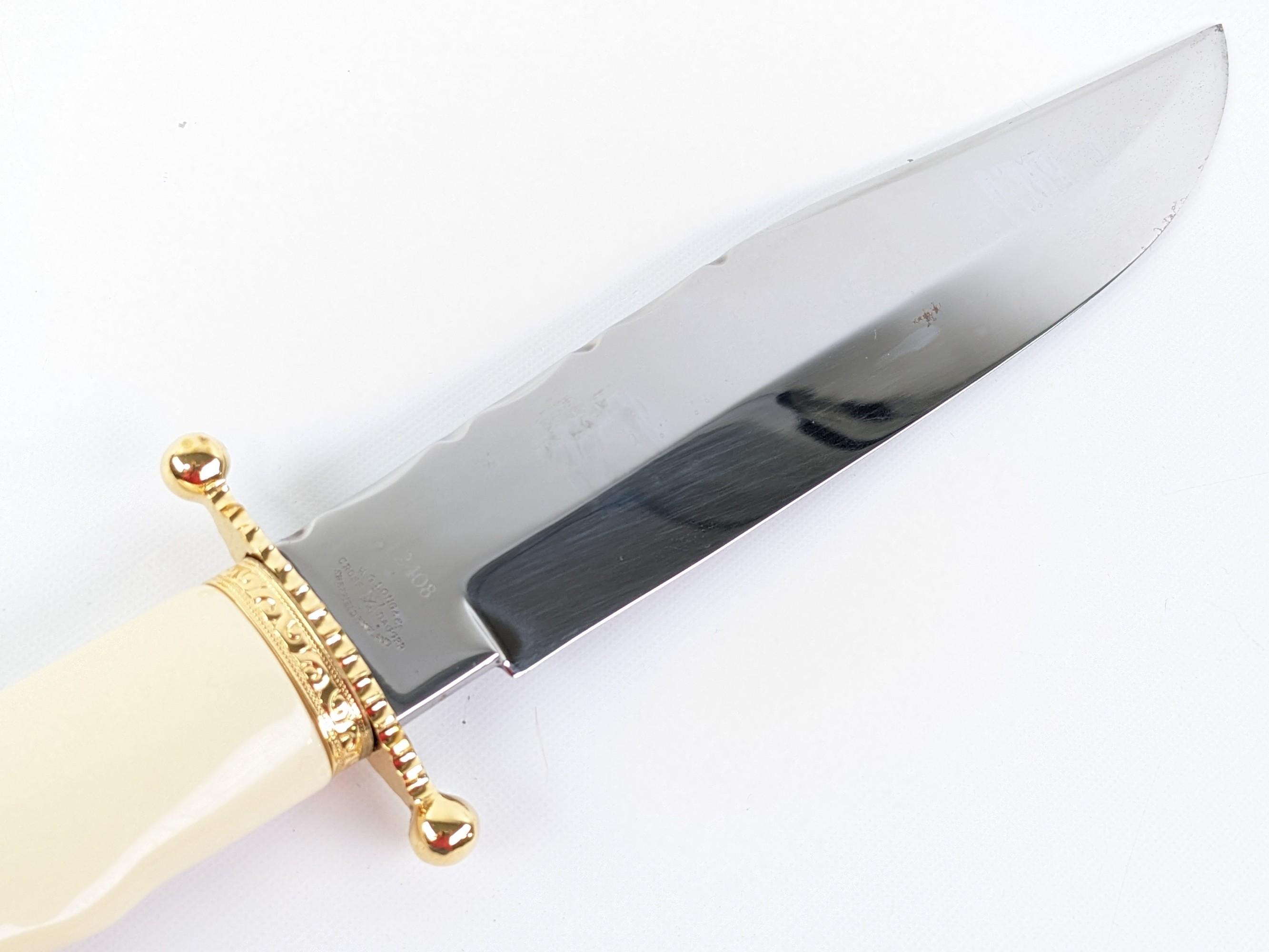 H.G. Long American Historical Foundation Theodore Roosevelt Bowie Knife w/ Case