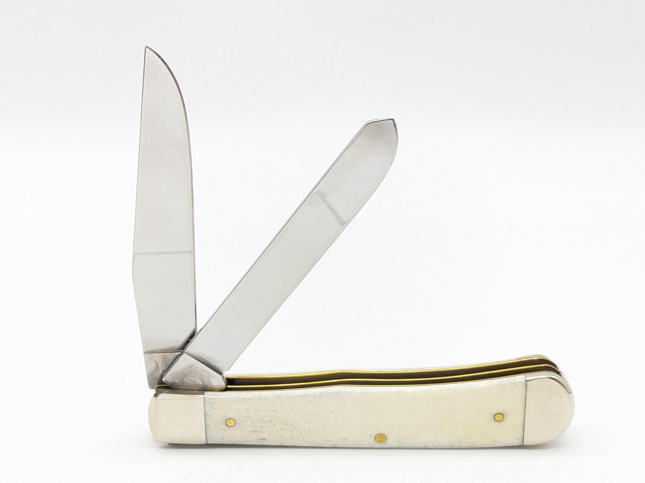 2014 Case XX War Series Vietnam Natural Bone Trapper 6254 w/ Box
