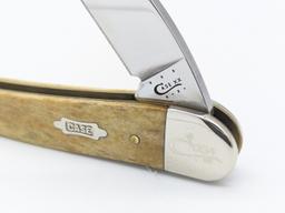 2004-2013 Case XX Blue Bone & Smooth Cream Bone Seahorse Whittlers 6355WH