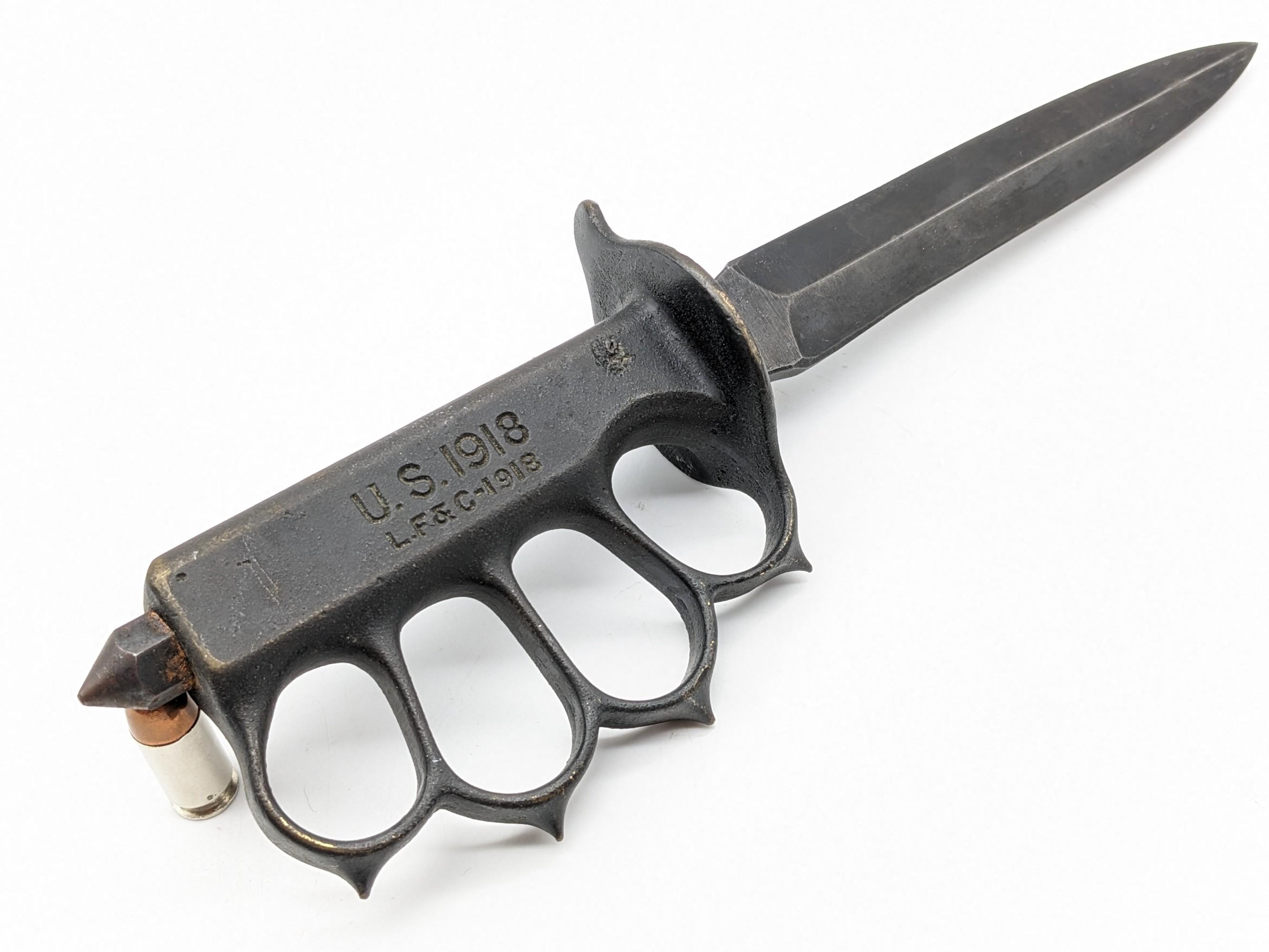WWI L.F.&C. US 1918 Knuckle Duster Trench Knife
