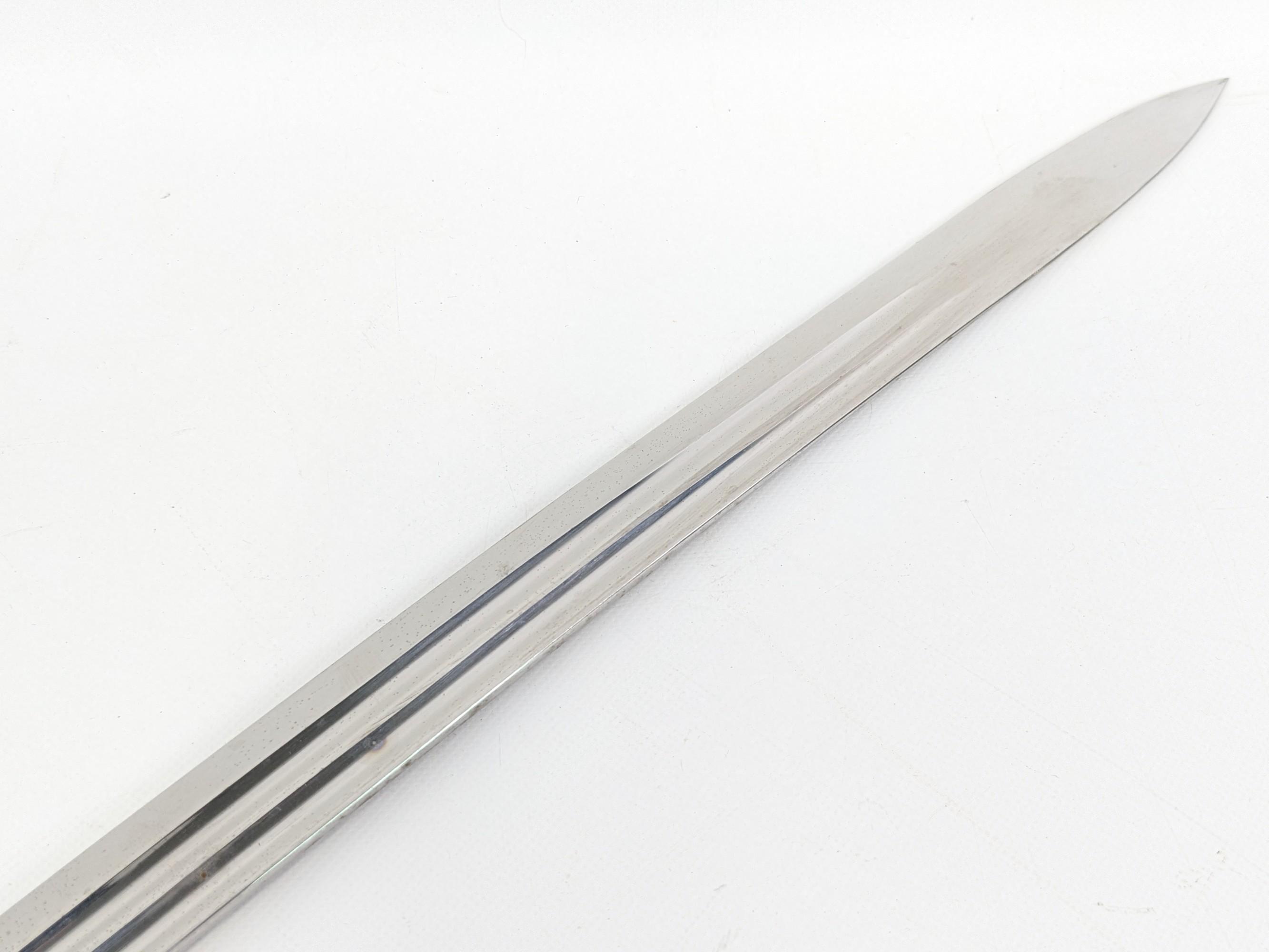 Named US Marine Corps Mameluke Style Officer Dress Sword w/ Scabbard & Case
