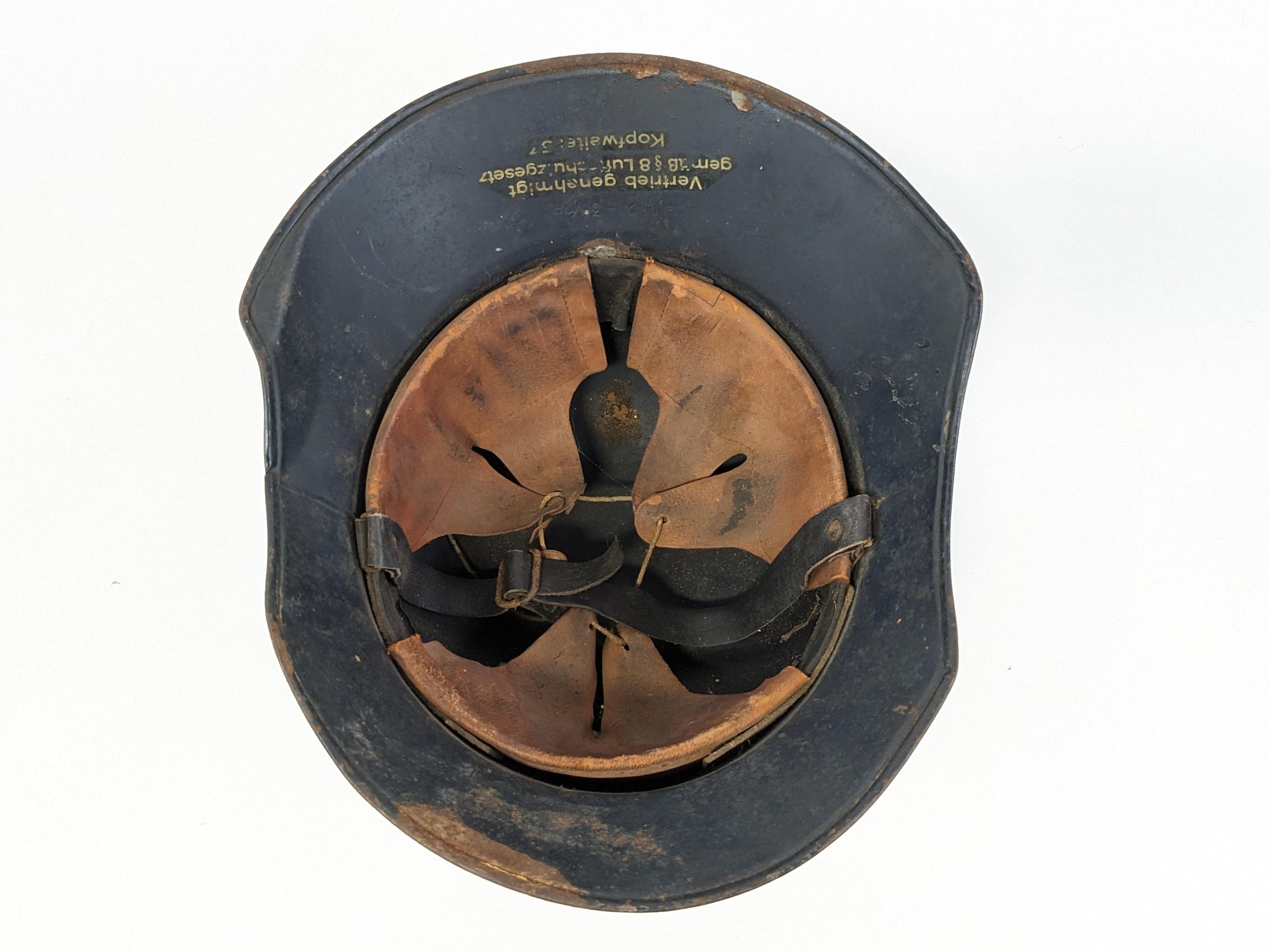 WWII German M38 Luftschutz Gladiator Helmet