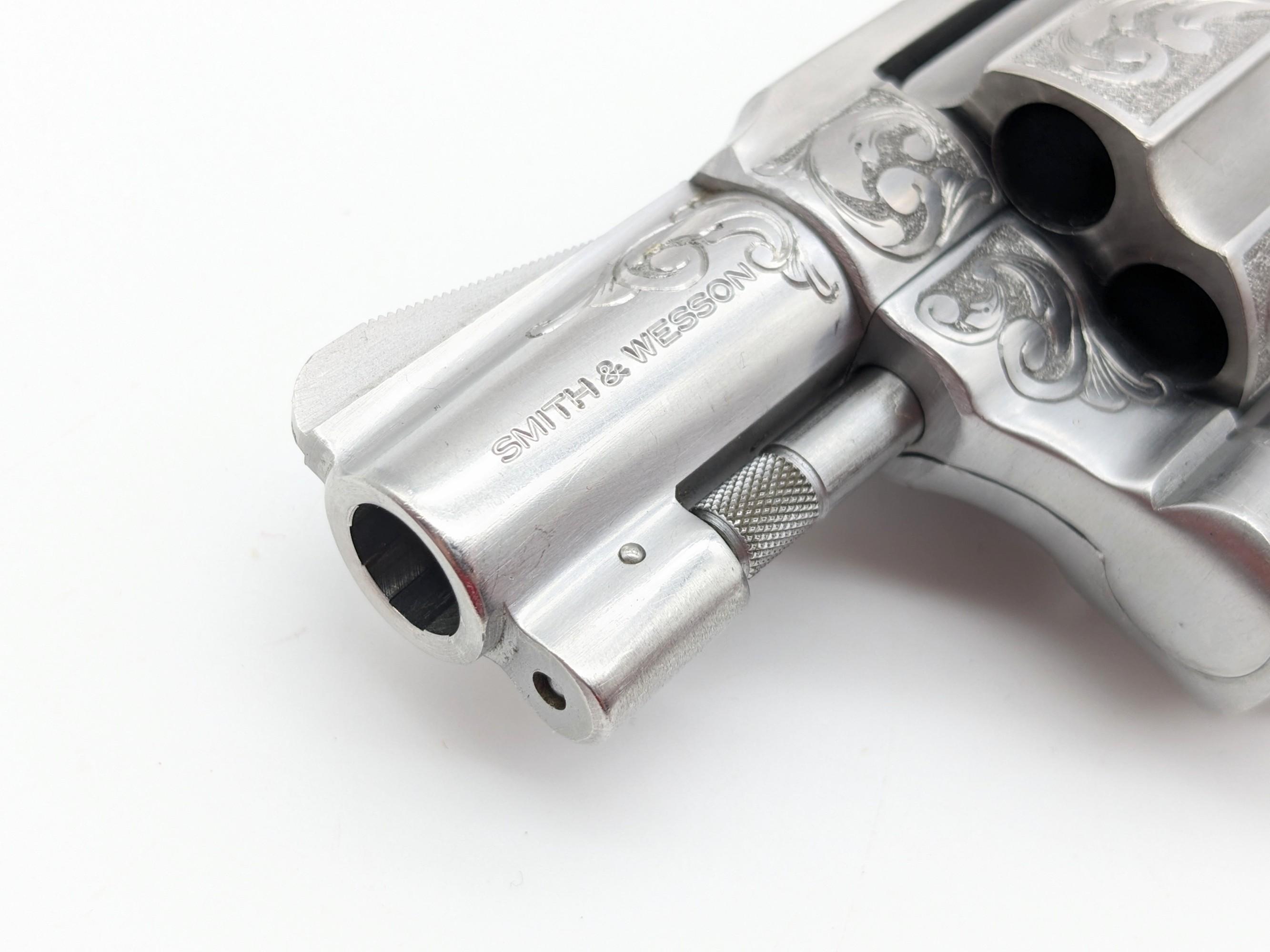 Engraved Smith & Wesson Model 60 .38 Special Revolver