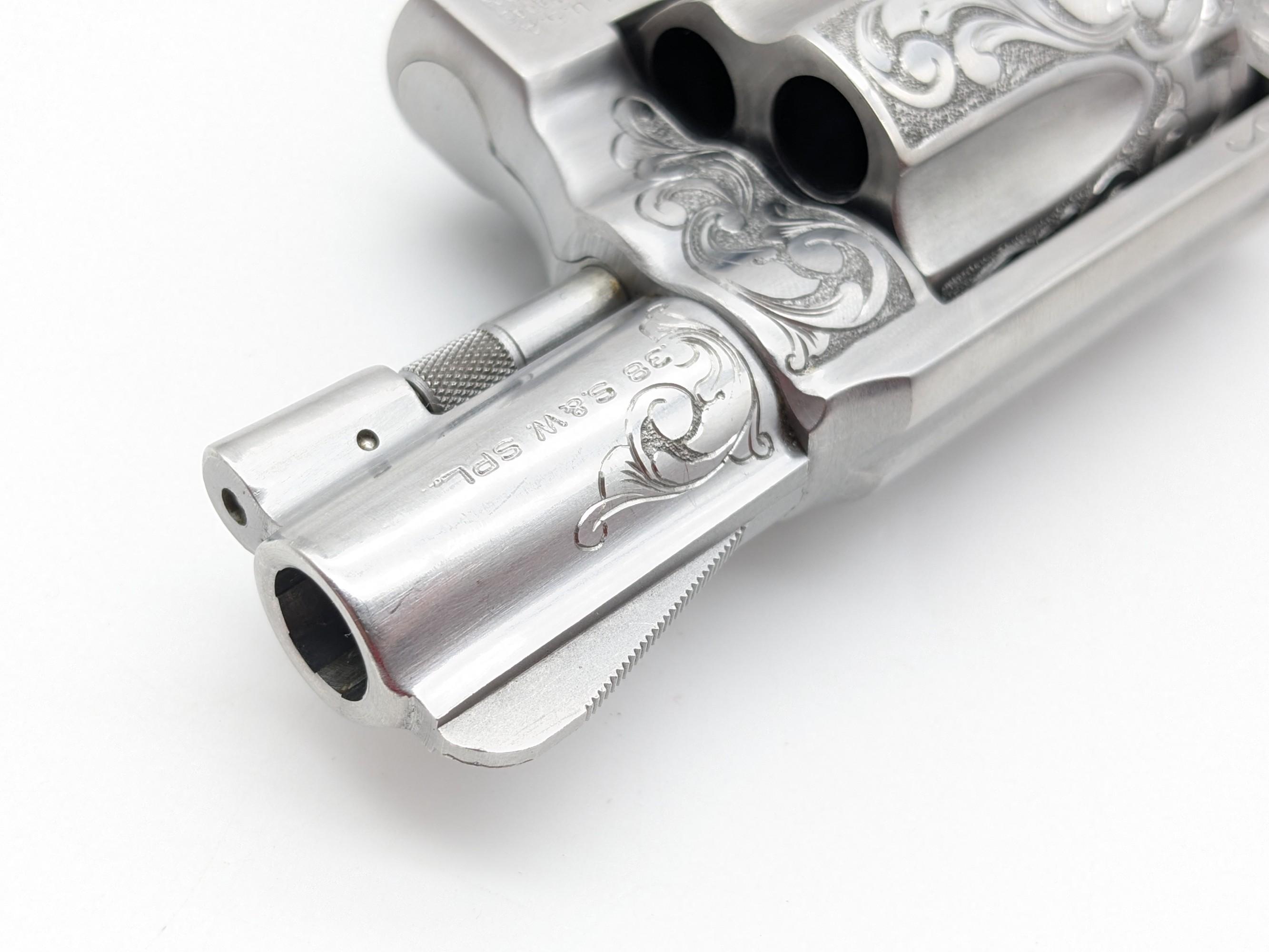 Engraved Smith & Wesson Model 60 .38 Special Revolver