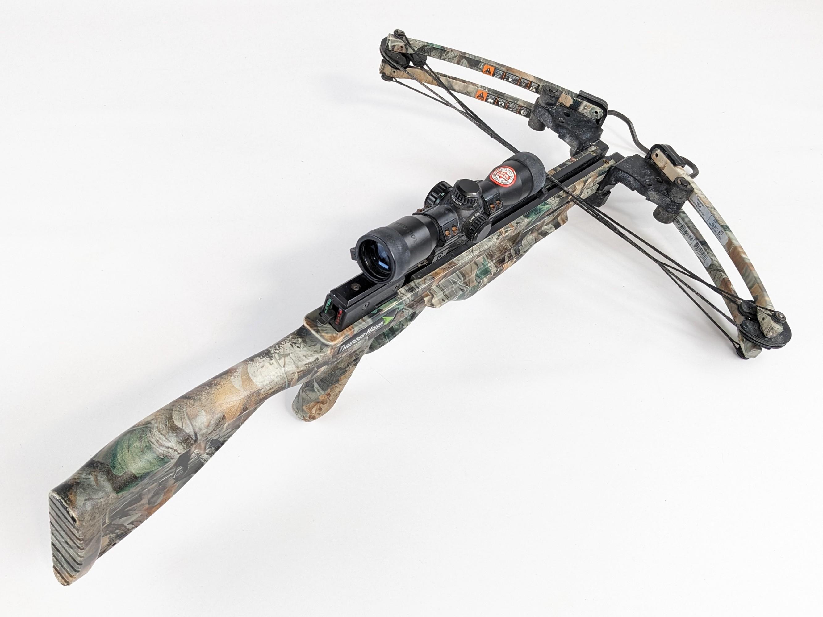 Parker Bros Thunder Hawk 160lbs Draw Crossbow w/ Case
