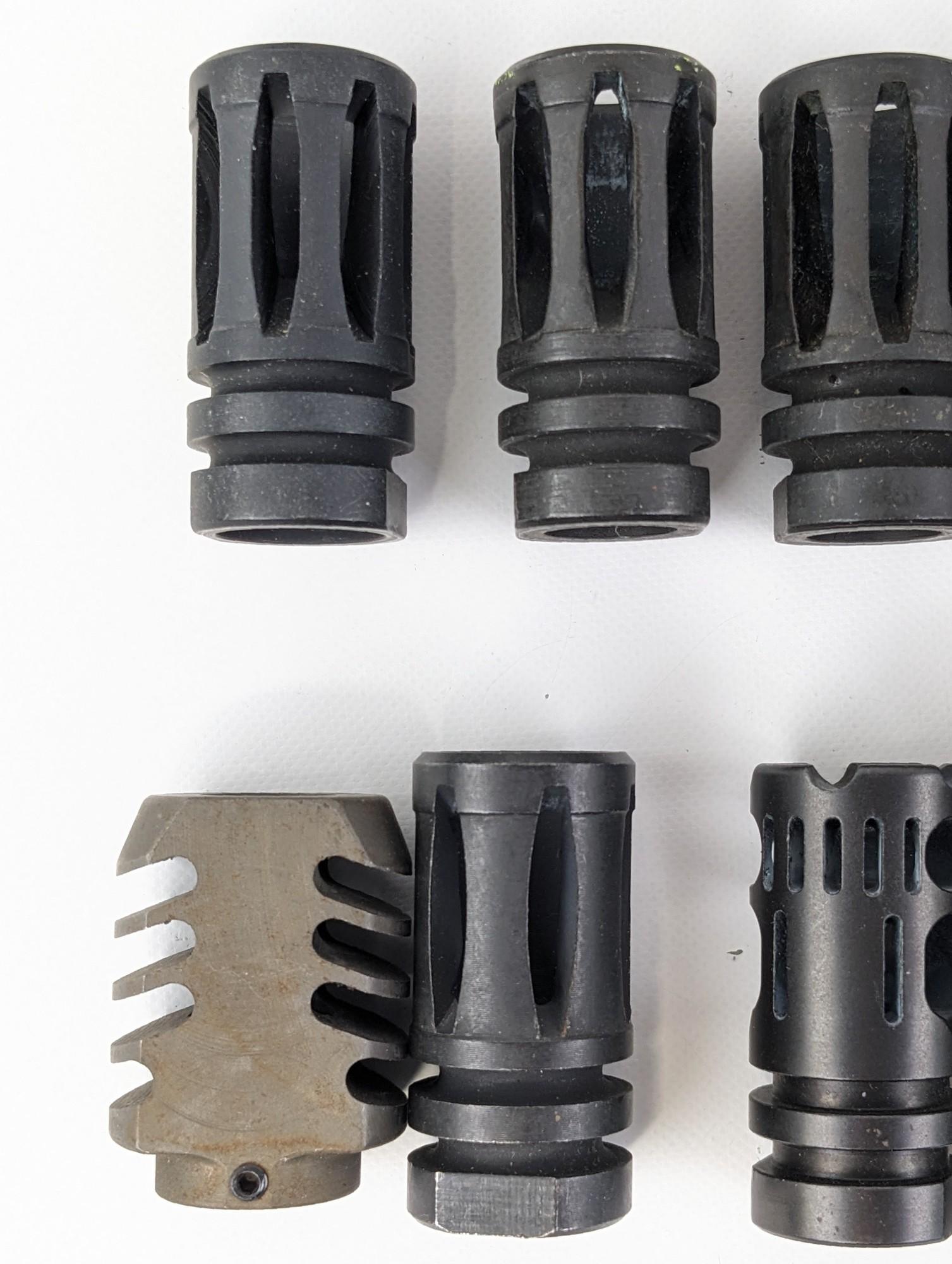 Rifle & Pistol Flash Hiders, Compensators, and Muzzle Breaks