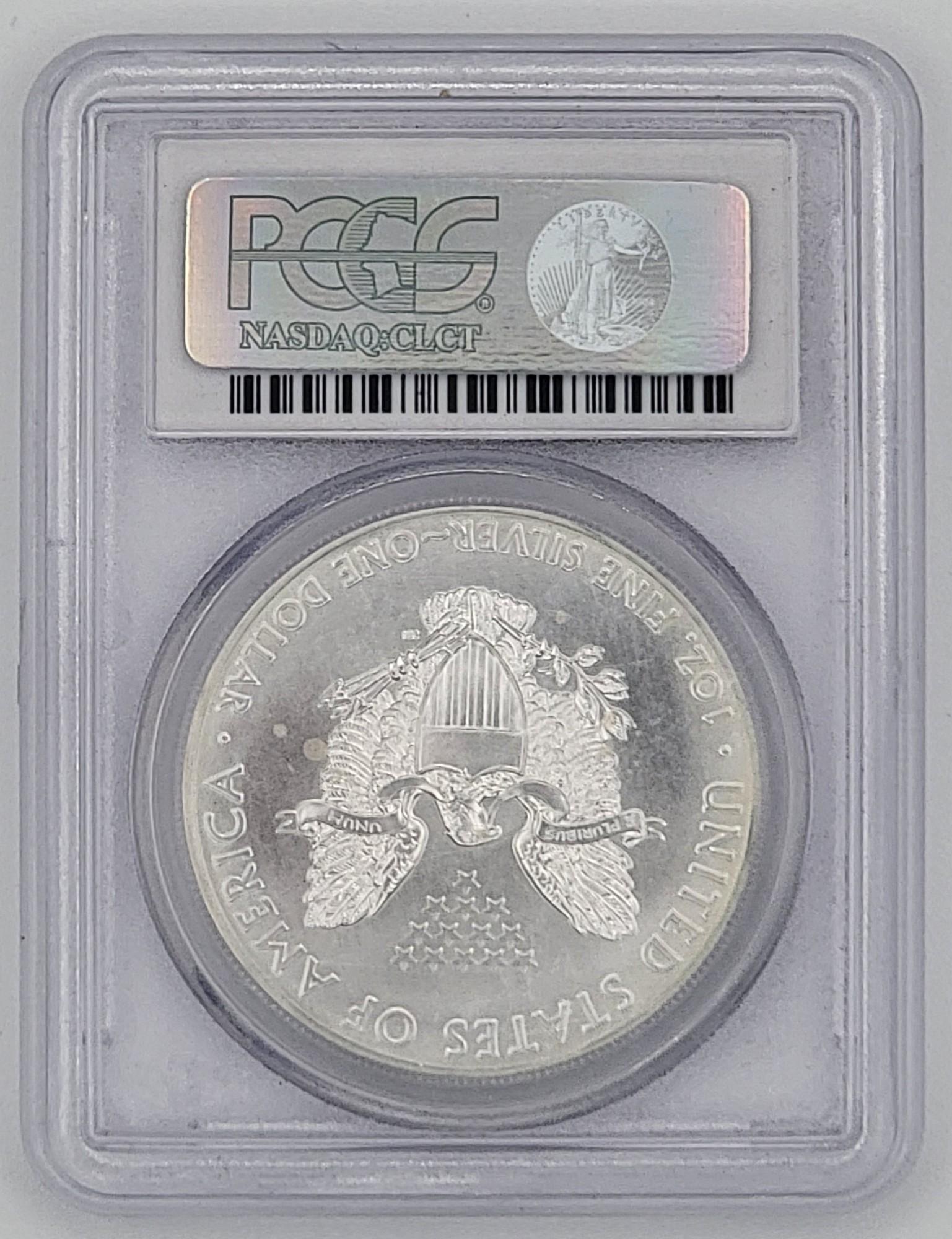 2014 American Silver Eagle Coin PCGS MS 70 First Strike