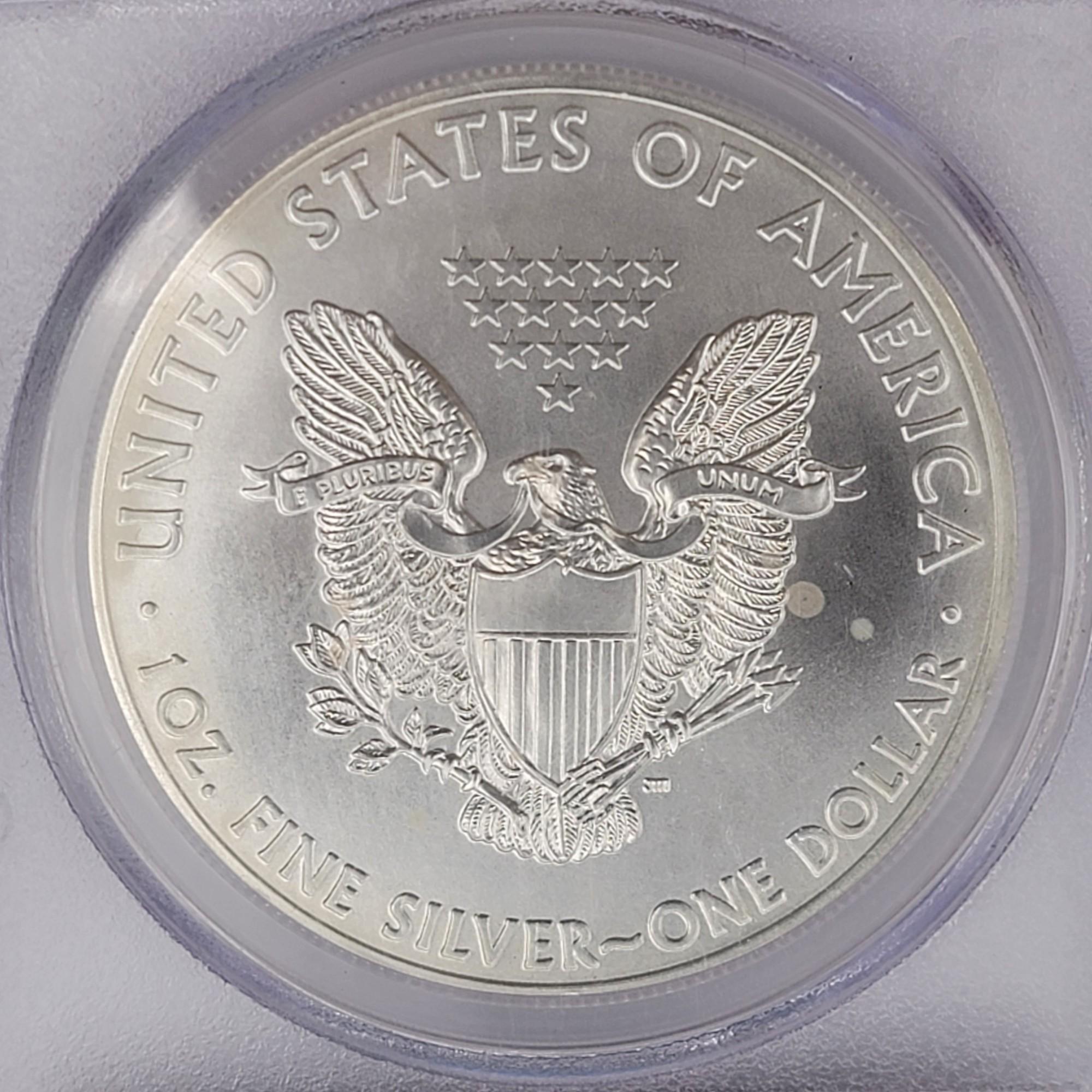 2014 American Silver Eagle Coin PCGS MS 70 First Strike