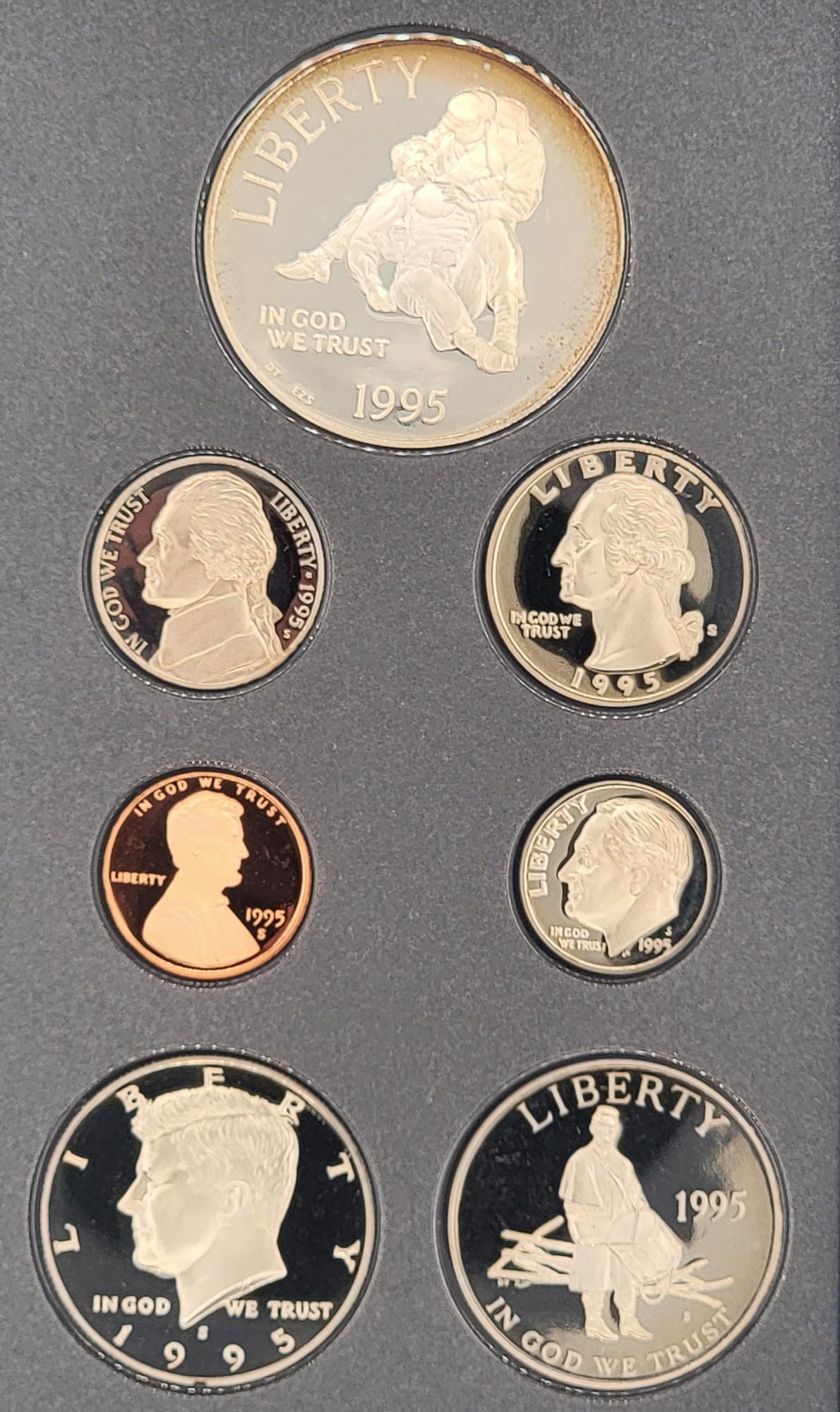 1995 & 1997 U.S. Mint Prestige Proof Sets