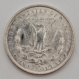 Uncirculated 1889 U.S. Morgan Silver Dollar