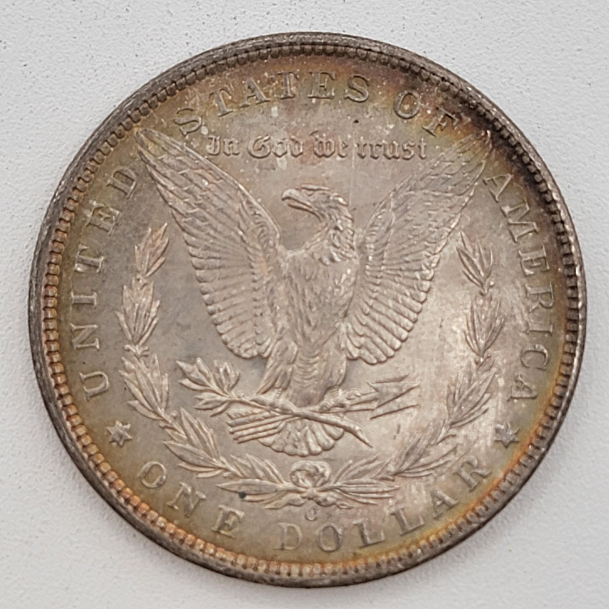 Uncirculated 1900-O U.S. Morgan Silver Dollar