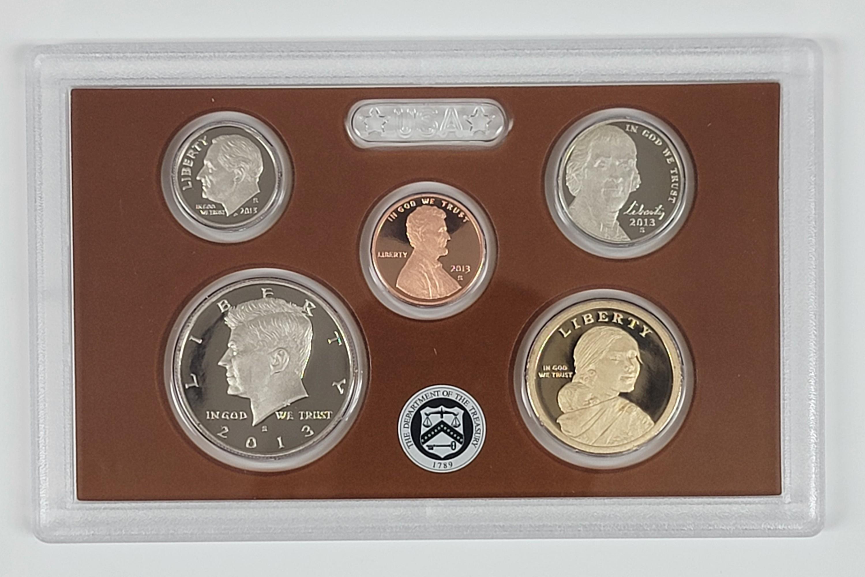2013 US Mint Proof Set In Box With COA